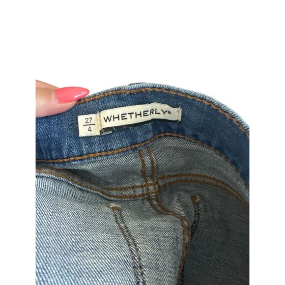 WHETHERLY Frayed Cutoff Denim Shorts Size US 4 / 27 - Picture 10 of 10